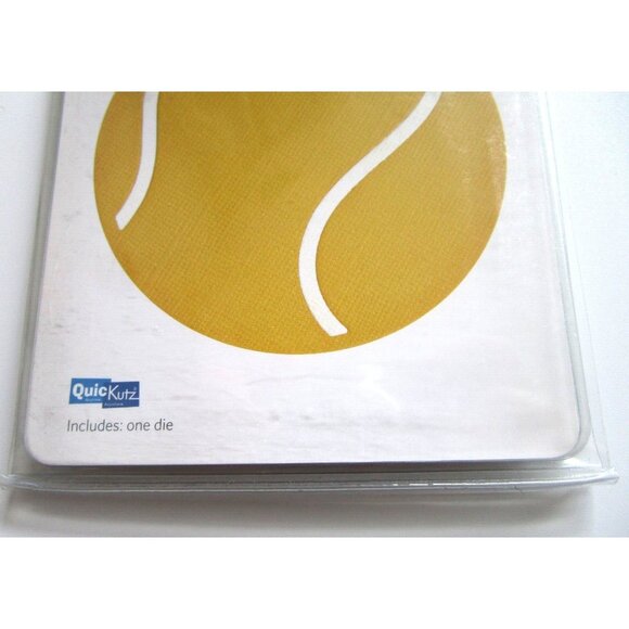 QuicKutz "Tennis Ball" - One Die Cut "REV 0098 Revolution Die" - 2008 NOS - Picture 2 of 8